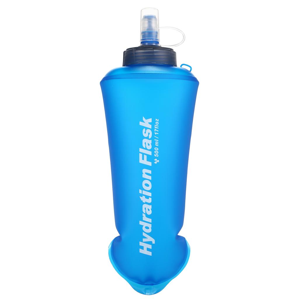 500ML Soft Collapsible TPU Water Bottle for Running Hiking Cycling Climbing