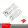 24pcs Metal Finish Magnetic Cabinet Door Stop Lock Set, 6 Stops, 6 Plates and 12 Screws, No-Drill for Cabinets, Sliding Doors and Wardrobes