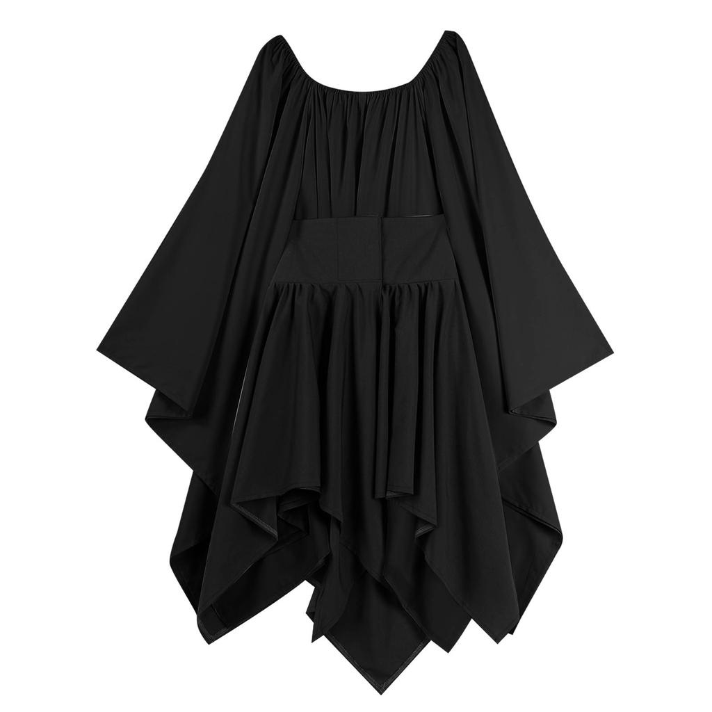 Женское модное винтажное платье с длинным рукавом, вечернее вечернее вечернее платье для косплея