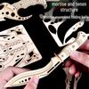 Handmade Wooden 3D Puzzle Toy - DIY Assembly Model for Kids
