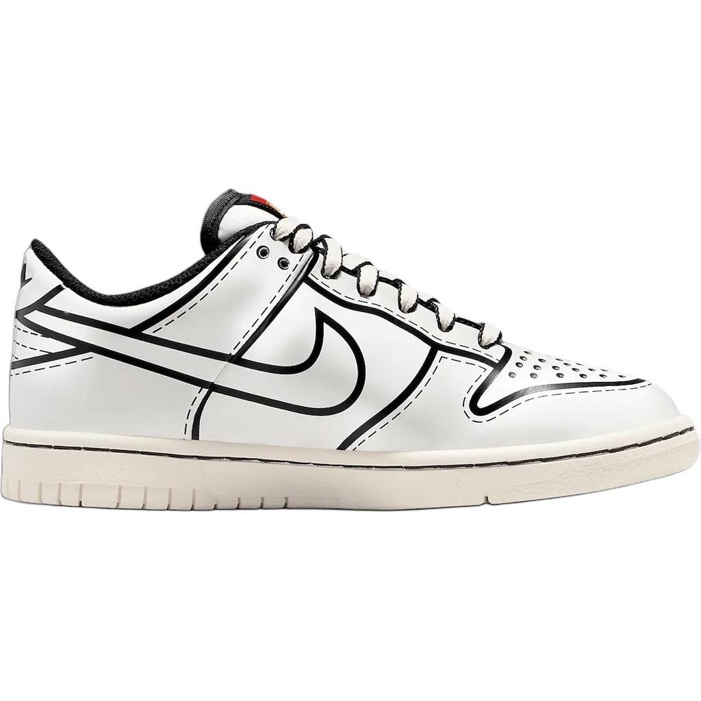 LEGO x Nike Dunk Низкие кеды для скейтбординга с защитой от скольжения и истирания Детские Белый Черный Красный Подростковые IF2117-100