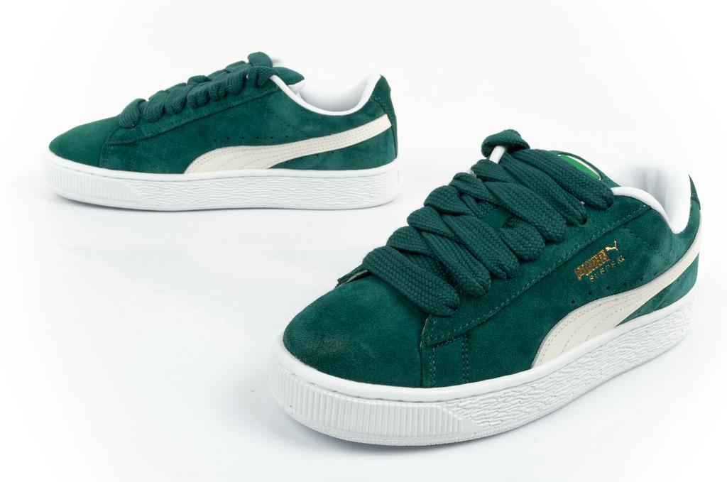 Puma Unisex Suede XL green/white [395205 21] size 38