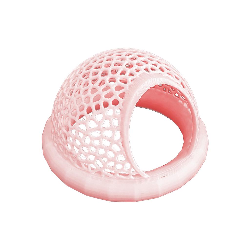 Breathable Plastic Reptile Hideout Dome, Lightweight Mesh Shelter for Small Pets, Lizard, Gecko, Snake Habitat Decor, Easy to Clean