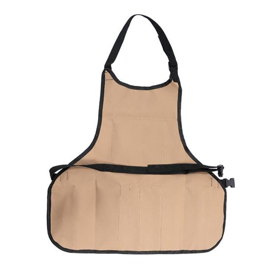Gardening Tool Apron Heavy-Duty 600D Oxford Cloth Tool Work Aprons 14-Pocket Waterproof Organizer for Landscaping