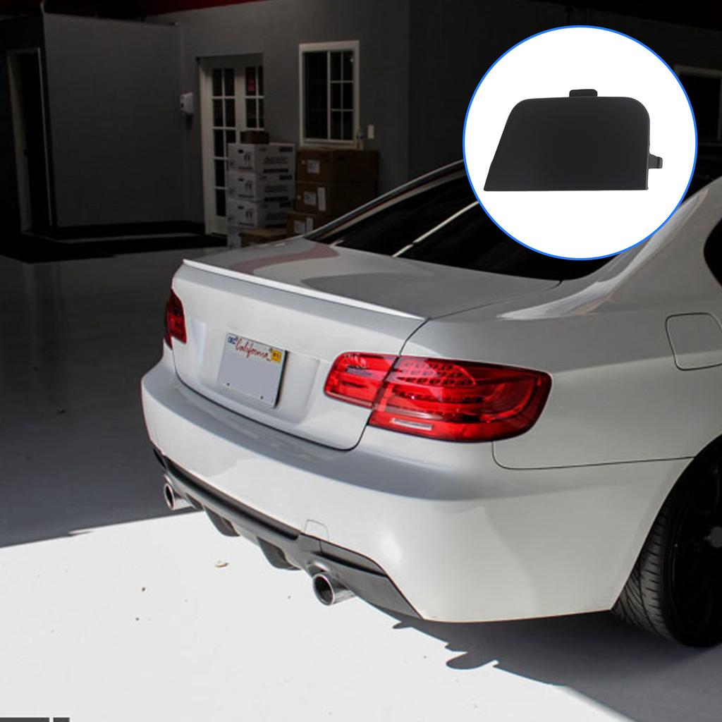 Tow Hook Eye Cover Flap Caps 51127893147 for 3-Series E92 E93 2007-2013 Rear Bumper Tow Hook Cover Caps Replacement