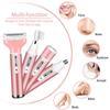 Four-In-One Multi-Functional Shaver Hair Removal Instrument Electric Lipstick Eyebrow Trimmer Shaver Lady Shaver