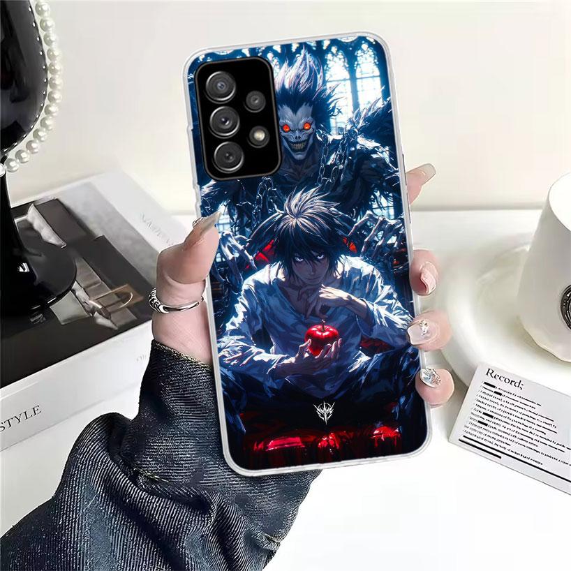 N-Note D-Death L Lawliet For Samsung Galaxy A52S A42 A32 A22 A12 A02S A51 A50S Phone Case A41 A31 A21S A30S A20S A20E A70 A71 A4