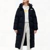 Fila Fusion Серия бейсбольных нашивок с буквами Модная теплая длинная пуховая куртка Женская верхняя одежда Глубокий черный T11W242916FBK