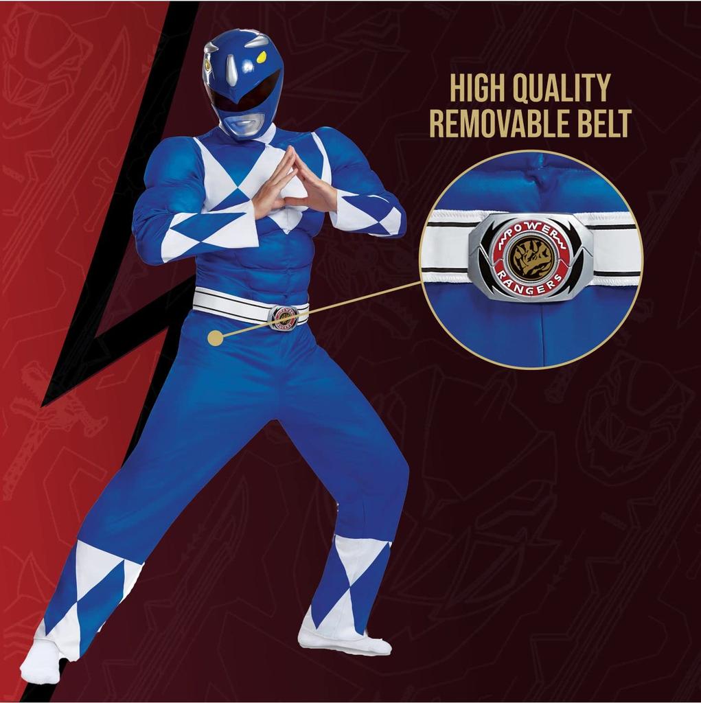 Blue Ranger Muscle Classic Adult XL