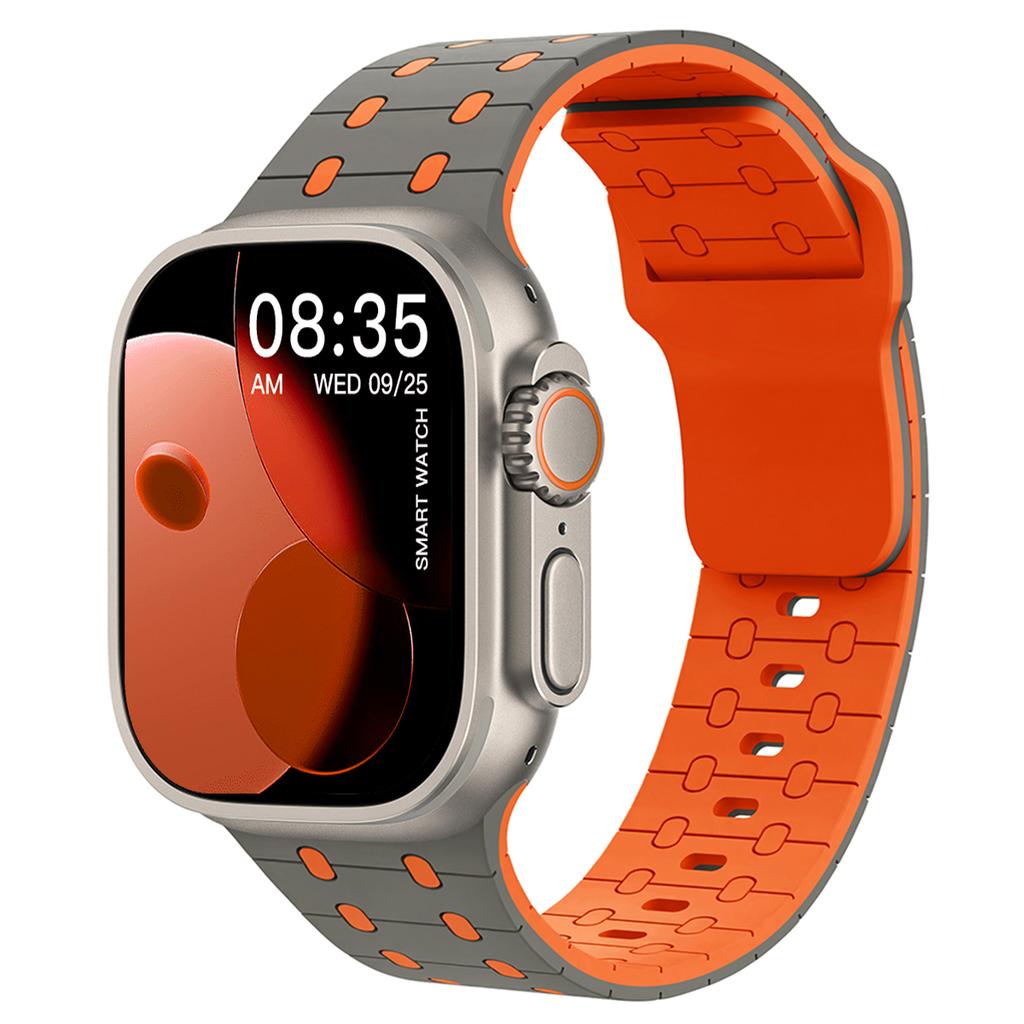 Силиконовый ремешок Для Apple watch Ремешок 45мм 41мм 44мм 49мм 40мм 38 42мм 46мм браслет correa iwatch Серия 10 9 8 7 6 5 3 SE Ultra