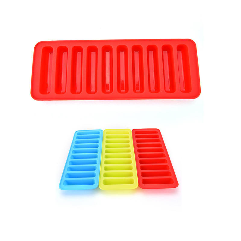 Mold Biscuit Cylinder Ice Tray Cookie Bottle Stick Strip Cube Silicone Chocolate
