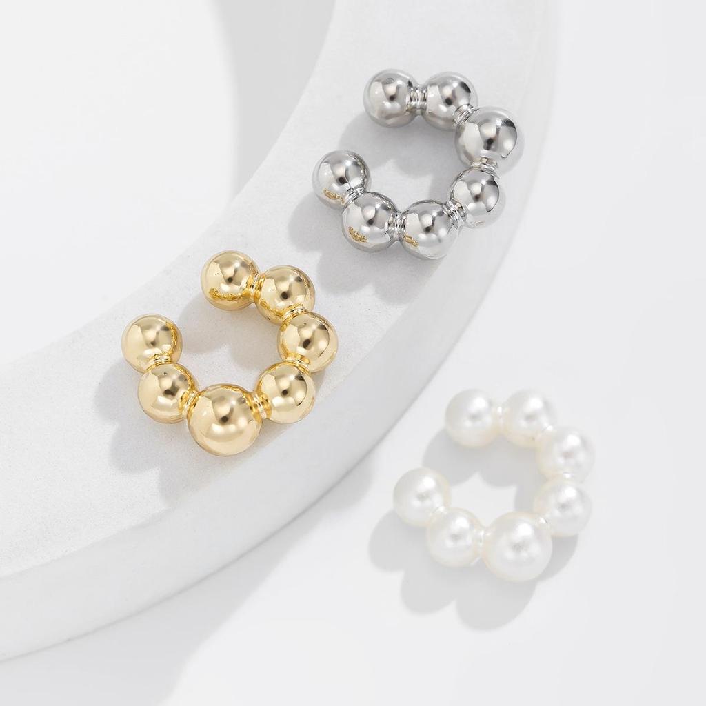 4 шт./компл. панк-серьги-клипсы в форме буквы С, массивные, для женщин, не прокалывающие, женские ювелирные изделия, аксессуары, новые