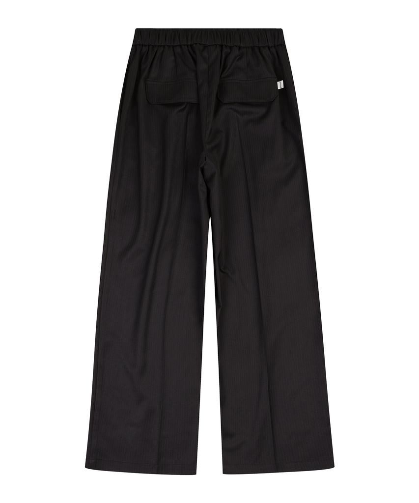 DELICCENT Henny St Elastic Waist Slacks [Black]