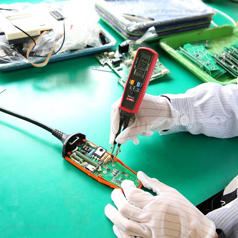 UNI-T SMD Multimeter UT116A UT116C Auto Range Micro Tweezers for Electronic Components LED Digital Tweezers Smart SMD Tester