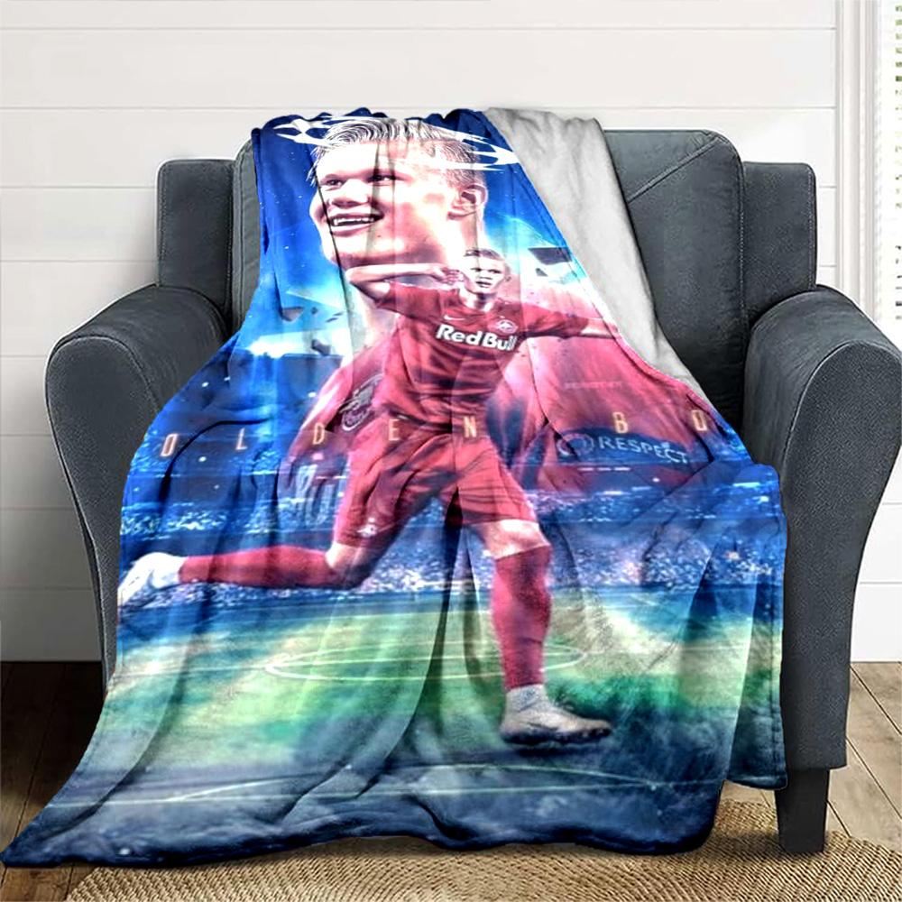 Haaland Blanket Soft Warm Cozy Suitable for Bed Office Seaside Four Seasons Multipurpose Digital Print Ideal Gift For Birthday Valentine'S Day