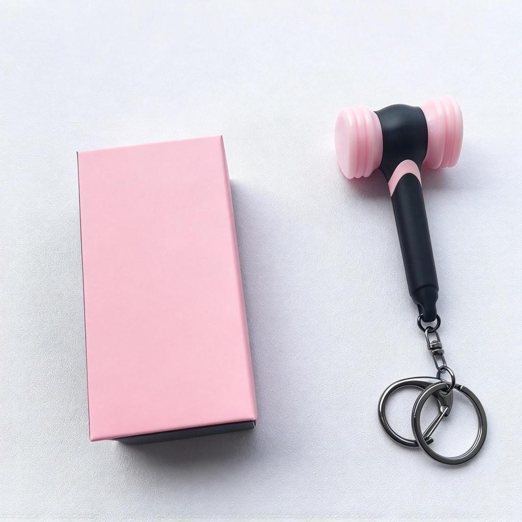 Mini Lightstick Keychain, Acrylic Glow Pendant Bag Charm for Concert Collection