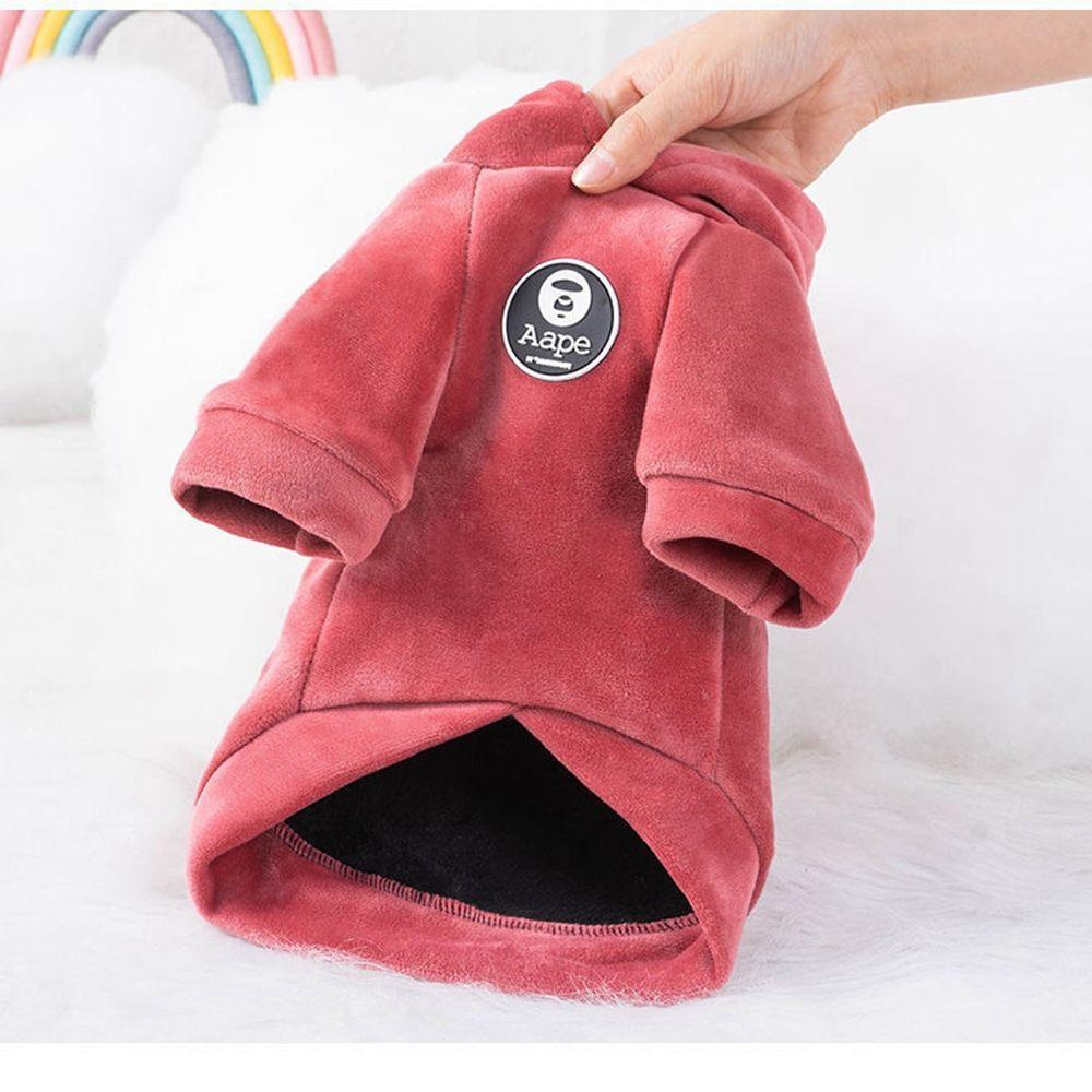 Soft Fleece Jacket Winter Hairball Pajamas Cat Hooded Hairball Coat Puppy Clothing Pet Clothes