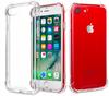 Case For Iphone 7 Anti Shock Case Reinforced Corners Transparent + Glass