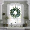 Simulation Garland Door Decoration Ring Small Thorn Door Leaf Wreath