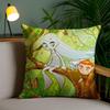 The S-Secret of Kells Pillow Case Home Dorm Chair Back Short Plush Double-sided Printing Office Nap Time Cushion Cover