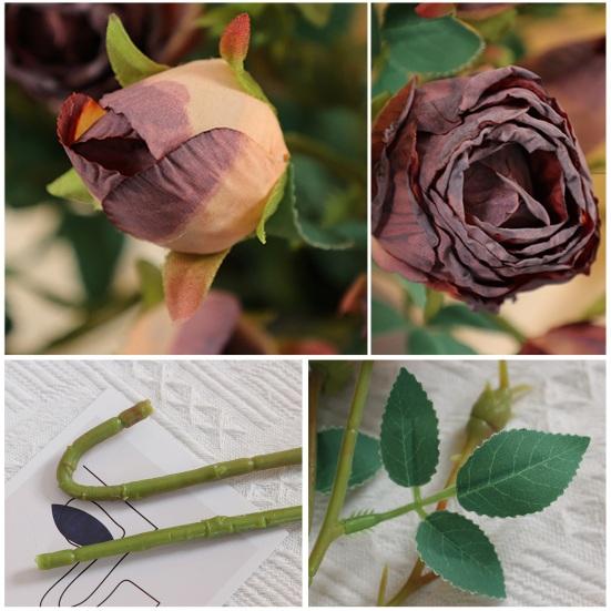 1 ветка, имитация цветка, реалистичный вид, создание атмосферы, зеленые листья, полезные 5 голов, имитация розы, свадебный букет невесты своими руками