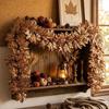Multicolor Simulation Mapple Leaves Rattans Autumn Fall Leaves Vine  Party Supplies
