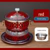 Shield Point Individual Copper Hot Pot with Alcohol Burner