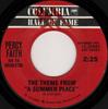 7-дюймовая пластинка PERCY FAITH & HIS ORCHESTRA - Тема из "Летнего места" / T 1333007 Columbia US Поп Б/У