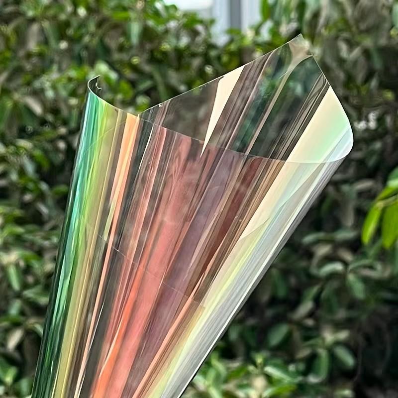 50x900cm VLT70% High-quality Korean material HD car side window Blue/Purple/Green chameleon film solar tint
