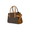 Michael Kors Mk Carmen Повседневная Модная Классическая Сумка-тоут через плечо с принтом монограммы и цветовыми блоками из покрытого холста Женские сумки 35S2GNMS5B-200