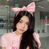 Sweet Lolita Hair Band Satin Cosplay Hair Hoop Big Bowknot Headband Photograph