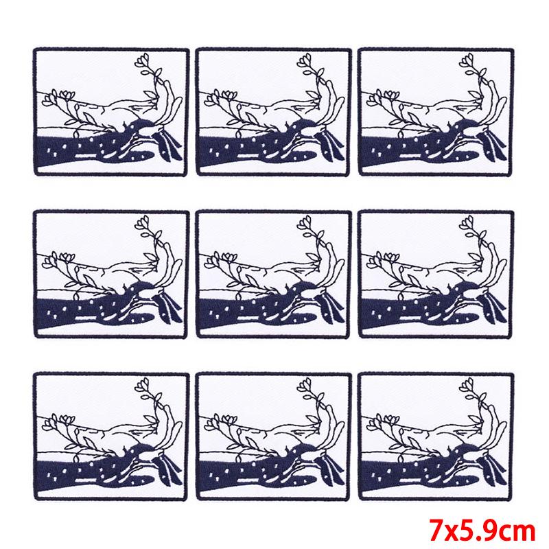 10 шт./лот, оптовая продажа, вышивка, железные нашивки для одежды, нашивки для одежды, куртки, декор, аппликация, принадлежности для шитья