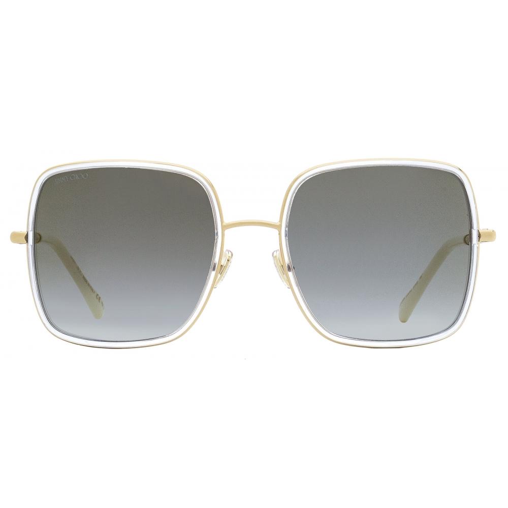 Women S Square SunglaSSeS Jayla Lojfq Gold cryStal White 57mm Lojfq