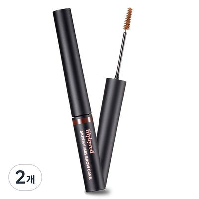 Тушь для бровей Skinny Scalp Brow 3,5 г, оттенок 02 Средне-коричневый, 2 шт.
