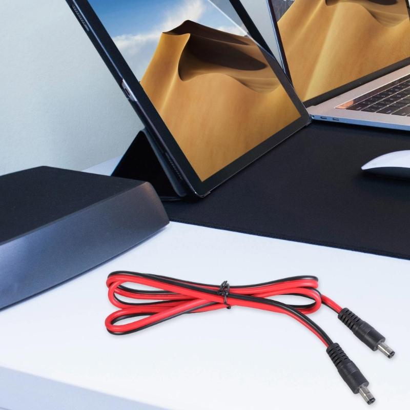 DC5521 Power Extension Cable 5.5mmx2.1mm Male to Male for CCTV Security Cameras 100CM