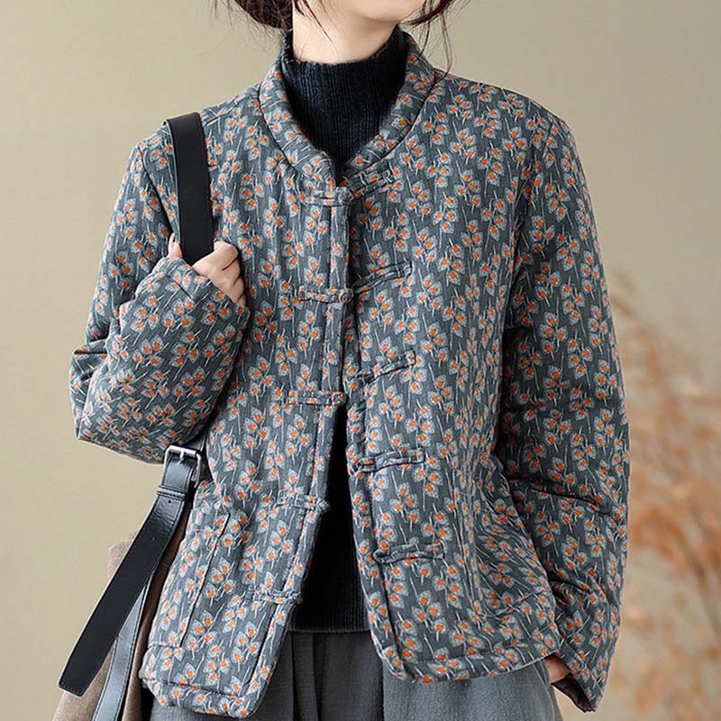 Женское пальто Утепленное Осенне-зимнее Хлопковое Ветрозащитное Оверсайз Теплая Повседневная Куртка