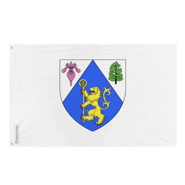 Drapeau - Saint-Jérôme - 96 X 144 Cm - Polyester - Impression Recto/verso - Œillets En Fer