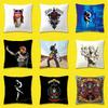 Чехол для декоративной подушки с принтом группы G-Guns N Roses для подушек 55x55см 40x40см 45x45см 50x50см 30x30см Квадратный офисный чехол для подушки