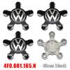 4pcs 135mm Car Wheel Center Cap Hub Covers Badge For VW Golf Passat Tiguan Polo Jetta Beetle Scirocco 3D Premium Plus Value Pack