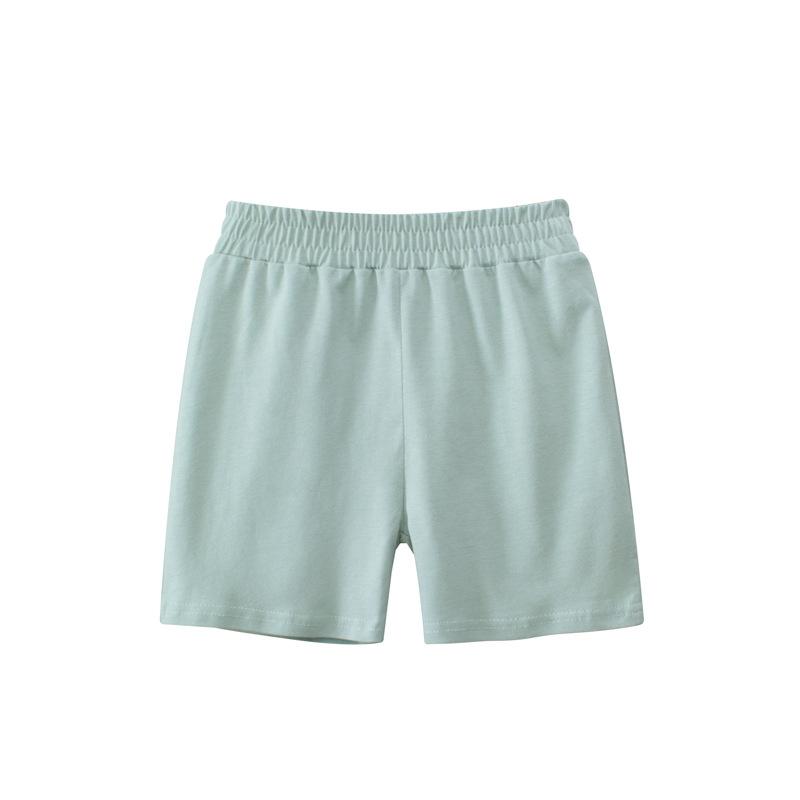 Children's Pull On Solid Color Shorts For Boys