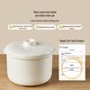 Bear 1L Baby Food Electric Stew Pot CN plug (adapter included)