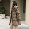 Thick Winter Hooded Cotton Coat Women Fashion Loose Long Puffer Jacket
