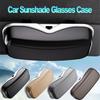 New Car Glasses Box Portable Car Sun Glasses Holder In The Car Driving Glasses Holder Eyeglass Case Sun Visor Auto Lenses Holder
