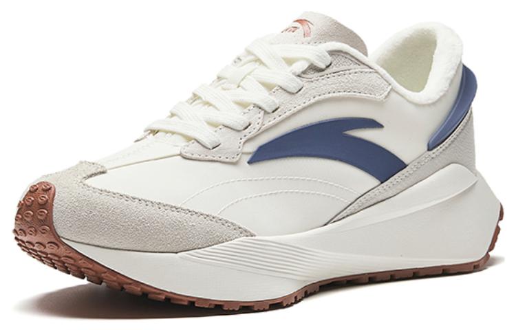 Women's Sneakers Anta Rock Candy Fleece lined Fabric Versatile Slip Resistant, Abrasion Resistant,