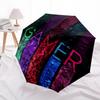 1pc Gamer Youth Automatic Folding Umbrella with 8 Bones, 3-Fold Compact Umbrella, Compact Design On-the-Go Essential, casual outdoor accesso