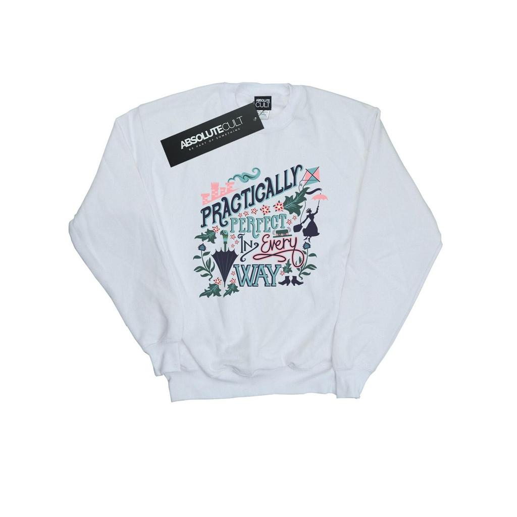 Disney Mens Mary Poppins Practically Sweatshirt
