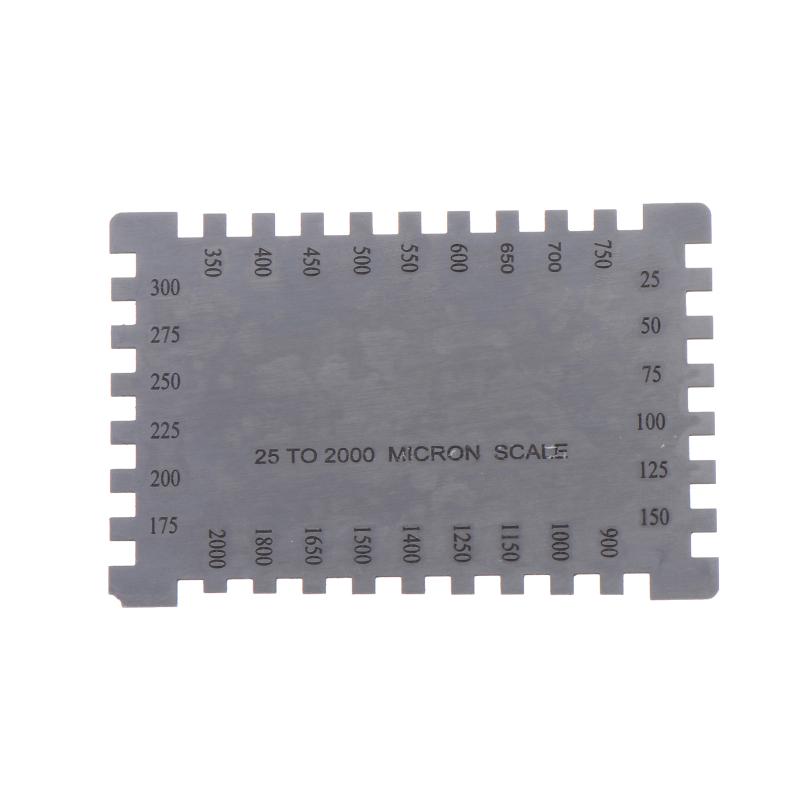 Stainless Steel Hexagonal Wet Film Comb Gauge Professional Grade 25-3000um for Lab Paint Coating Thickness Testing Use