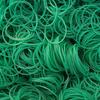 Diameter 19mm-43mm Green High Elastic Rubber Bands Supplies Stretchable O Rings