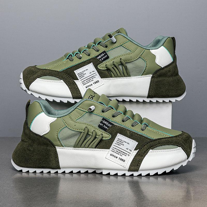 Trend Men’s Sneakers British Style Shoes For Men Platform Running Sport Sneakers Male Street Style Vulcanized Shoes Man