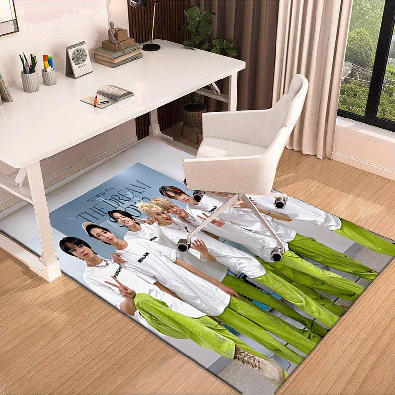 Seven-teen Group Carpet, Chair Rug,Rug for Office Bedroom living rooms, Doormat decor Fan Gift Christmas Gift